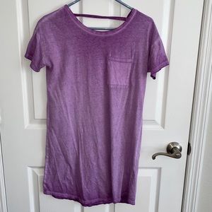 Purple Ombré Tshirt Dress